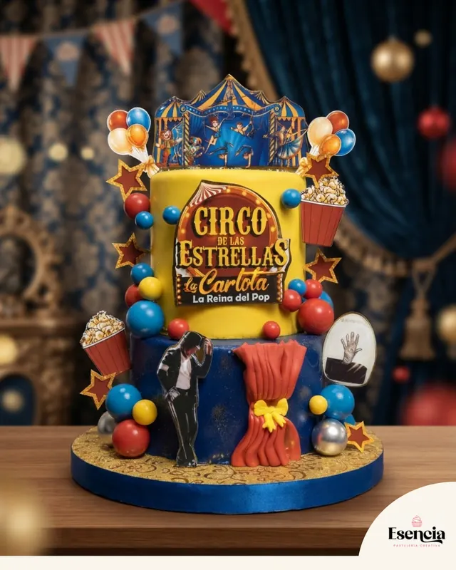 Torta de circo de las estrellas