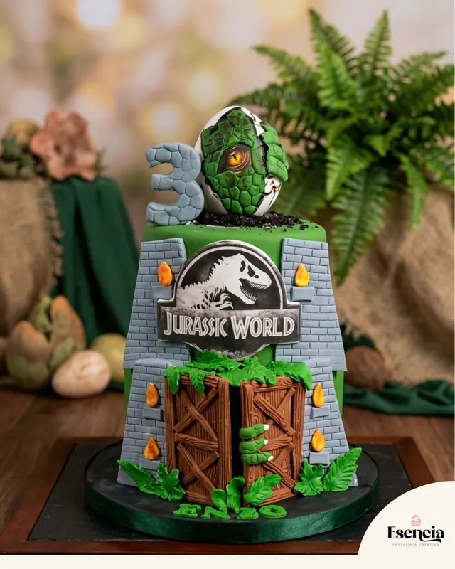 Torta de Jurassic World